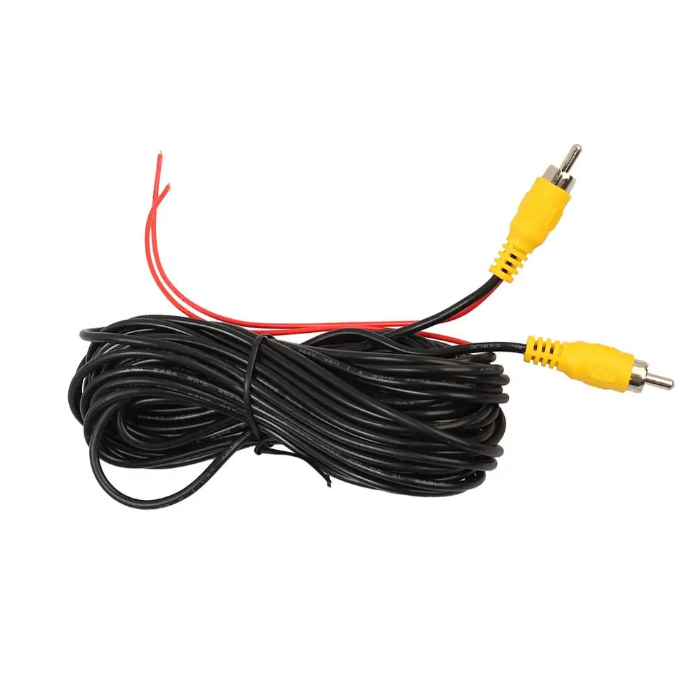 RCA Video Cable Car Reverse Rear View Parking Camera Video Cable With Detection 