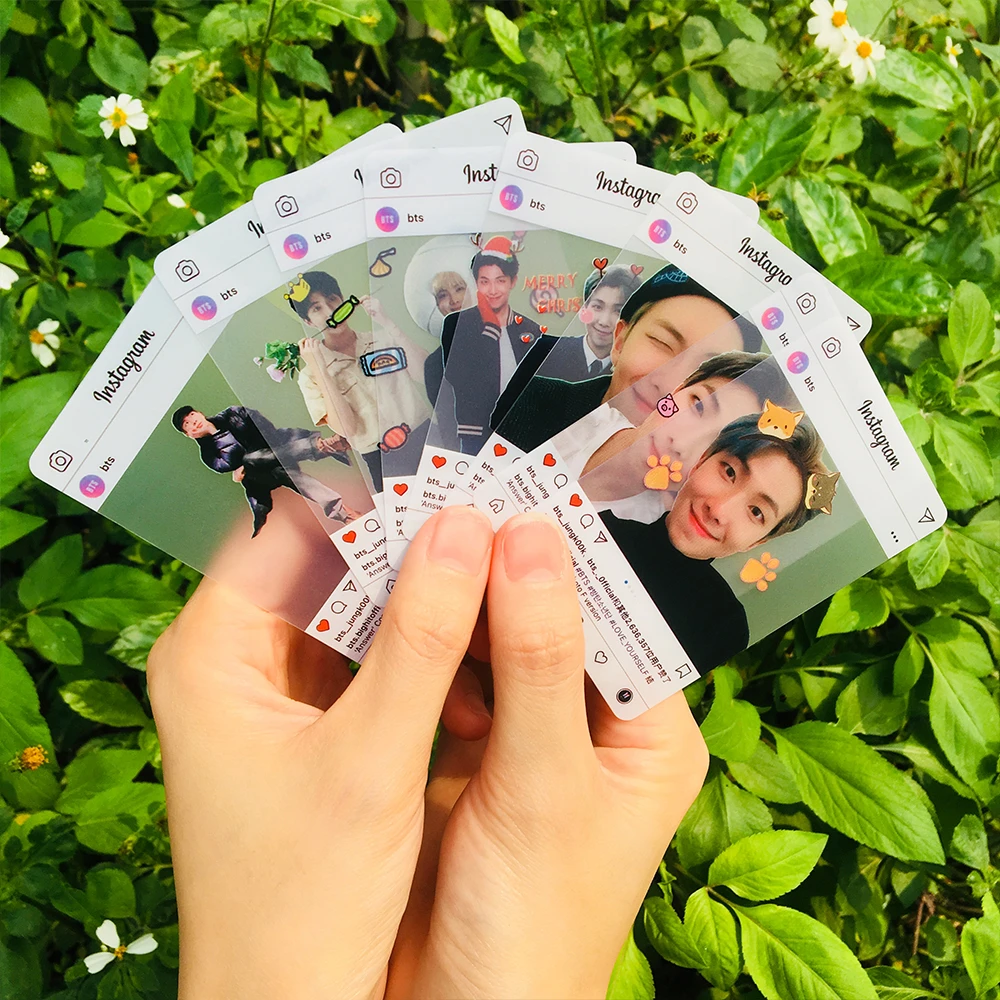 Personalized Transparent Pvc Plastic Business Card Printing Waterproof Instagram Transparent Pvc Business Card 200 Pieces Set Business Cards Aliexpress