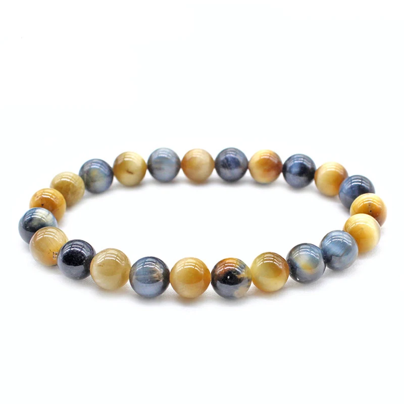 Высокое качество желтый коричневый из тигрового глаза с Буддой браслеты