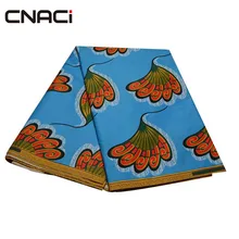 CNACI дешевая цена Анкара ткань Африканская настоящая восковая печать батик 6 ярдов новая Tissu парафинированная ткань с Африканским принтом ткань полиэстер воск для девочек