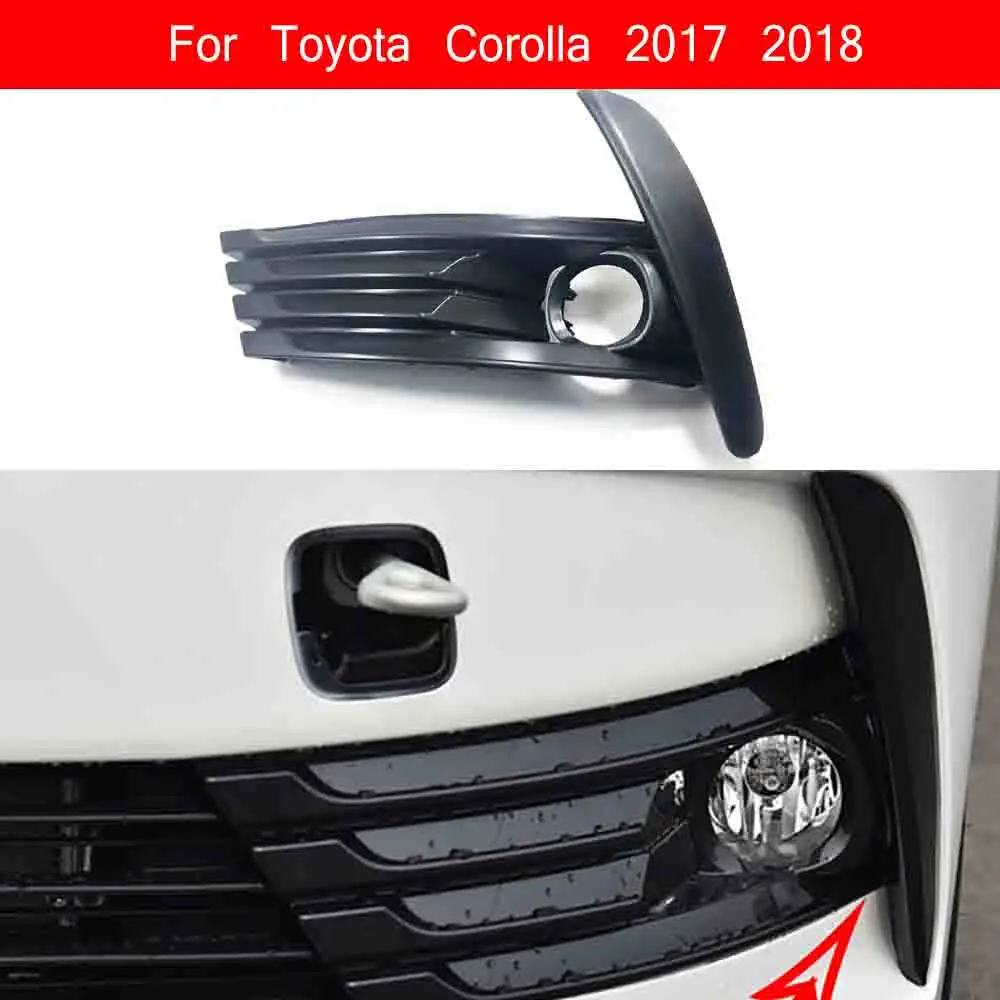 

Кожух противотумансветильник фары для Toyota Corolla 2017 2018, кожух противотуманной фары, Решетка переднего бампера автомобиля, кожух противотуманной фары