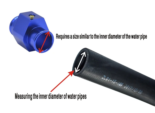Termometro Acqua Auto EPathChina - 52mm, 12V, Range 40-120°C, LED Bianco - Foto 6
