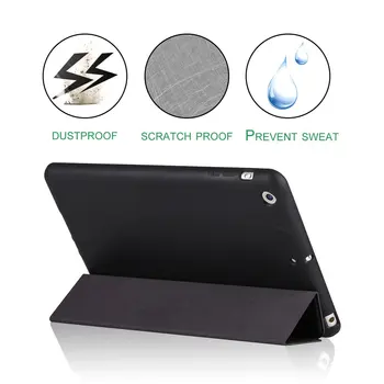 

Shockproof PU Leather Silicone Soft Cover Case Solid Color Smart Stand Tablets Protective Case Suitable for iPad Mini 1/2/3