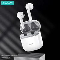 USAMS TWS Wireless Bluetooth 5.0 Earbuds Stereo Earbud HIFI Headset With Charging Box For Apple Andriod IOS Cellphone Earphone
