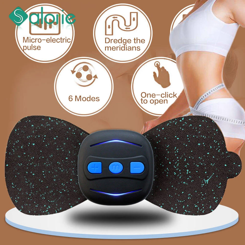Wireless USB Electric Frequency Pulse Massager Pads for Shoulder Neck
