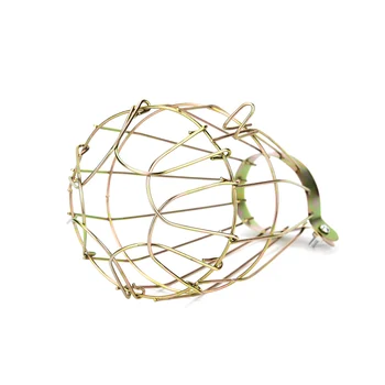

New Lamp Covers Retro Vintage Industrial Pendant Trouble Light Bulb Guard Wire Cage Ceiling Fitting Hanging Bars Cafe Lamp Shade