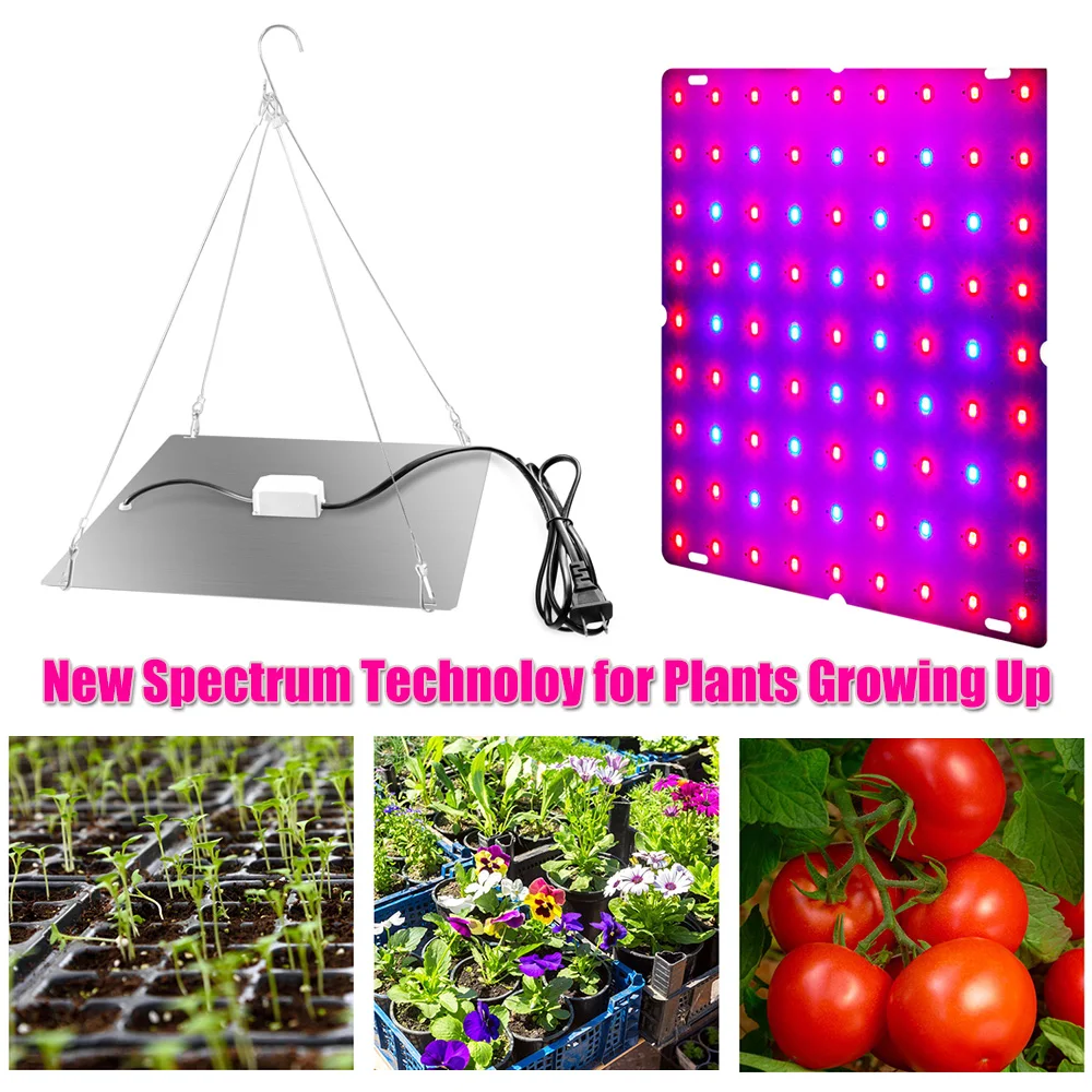 Luz LED para cultivo de plantas, lámpara hidropónica de espectro completo de 1000W/2000W, Phyto Veg Flower, Panel ultrafino para interior