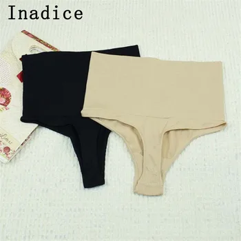 

Inadice New Women High Waist Control Thong Pants Fashion Polyester Nylon Seamless Corset Belt Body Shaper Sexy Women Clothes