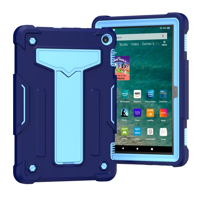 Case For  Kindle Fire HD 8 /HD 8 Plus Hybrid Shockproof