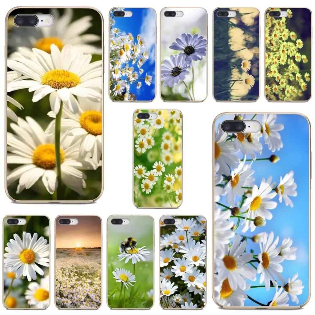 Мягкие чехлы для Huawei Mate 20 30 40 7 8 9 10 Lite Pro P Smart 2018 2019 Plus G7 G8 Sunshine-Маргаритка-цветочный