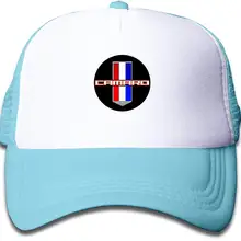 Дети Camaro производительность автомобиля сетки кепки милые бейсбольные кепки Регулируемый для мальчиков и девочек