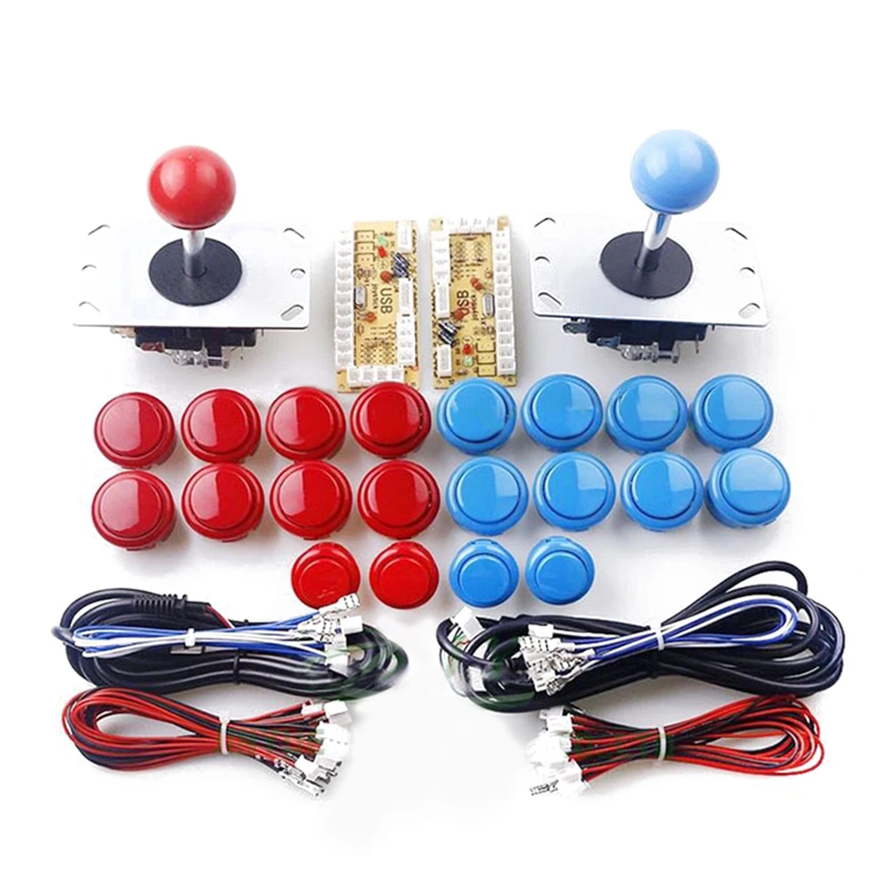 

Arcade DIY Kits Parts USB Encoder For PC China Sanwa Joystick 20Pcs Push Buttons