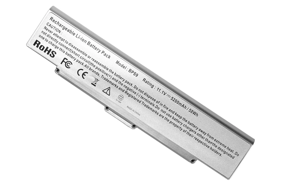 Высокая емкость 11,1 v 4400mAh Черный Аккумулятор для sony VGP-BPS10 VGP-BPS9 VGP-BPS9A/B VGP-BPS9/B VGP-BPS9/S VGN-AR41E VGN-AR49G