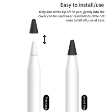 Для Ipad Pencil 1st и 2nd ультратонкий защитный наконечник Чехол Стилус силиконовый сменный защитный наконечник Чехол Стилус