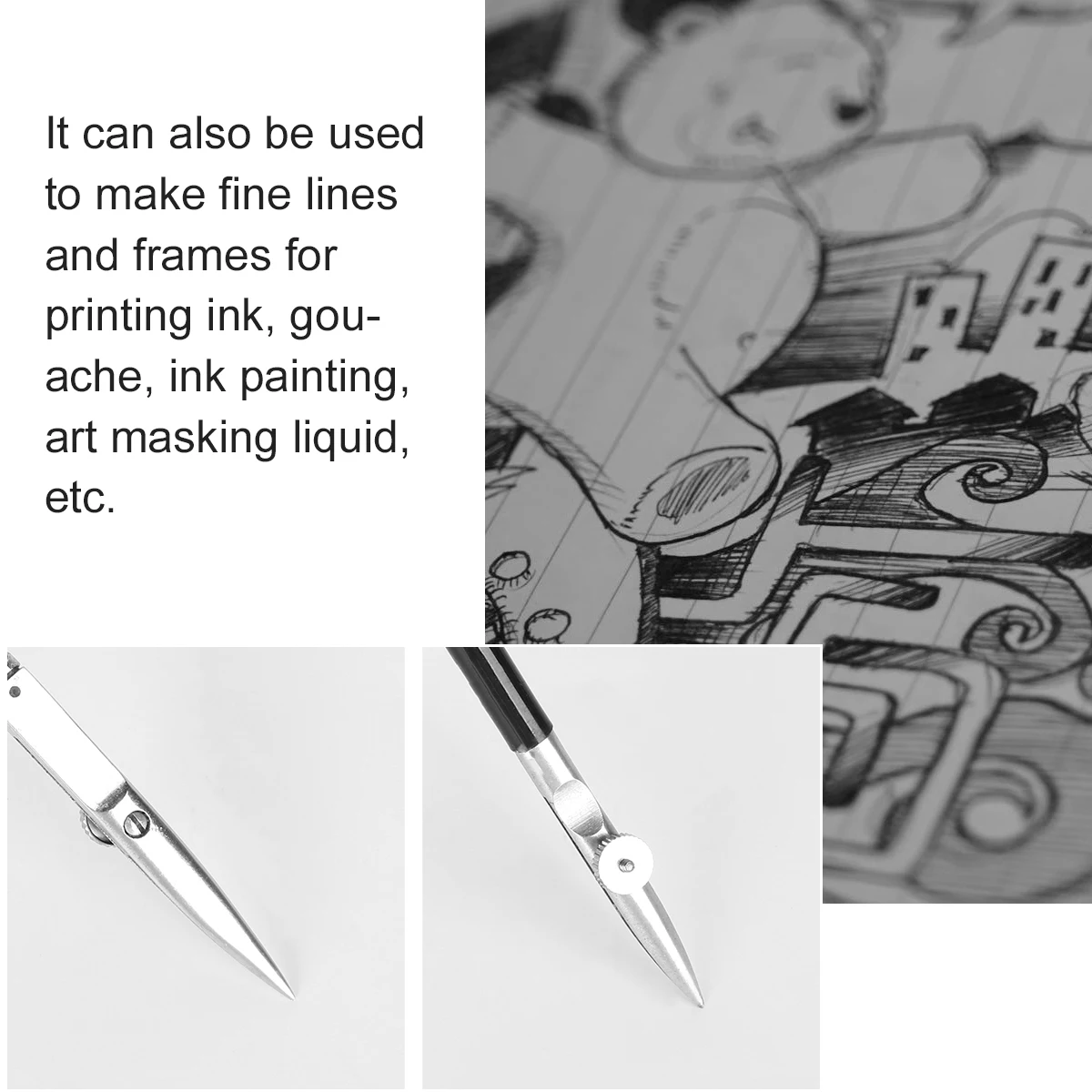 Fine Line Fluid Pen, Fine Paint Brushes, Masking Fluid Pen
