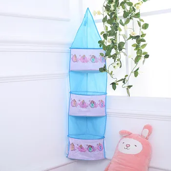 

Creative New Creative Household Goods Corner Hanging Bag Foldable Three-layer Multi-functional Debris Finishing Storage Bag
