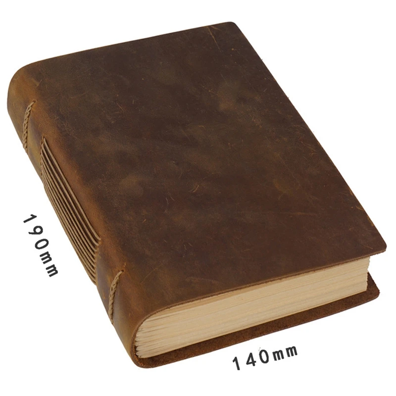Retro Handmade Notebook Sketch Retro Leather Notepad Eco Paper Creative Notebook-1Pcs Retro Handmade Notebook Sketch Retro Leather Notepad Eco Paper Creative Notebook-1Pcs