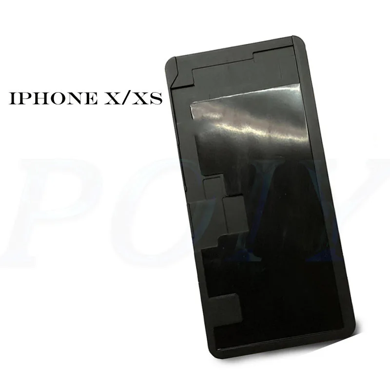 Силиконовый ламинированный черный резиновый коврик lcd форма для iPhone 8 7 6s 6 Plus XS Max XR Ремонт сенсорного ЖК-экрана
