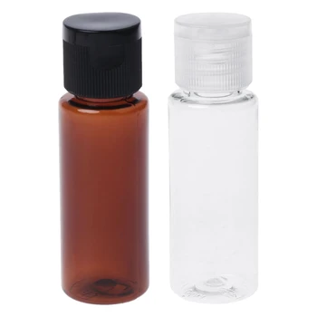 

20ml Travel Refillable Empty Flip Cap Bottle Emollient Water Cream Container