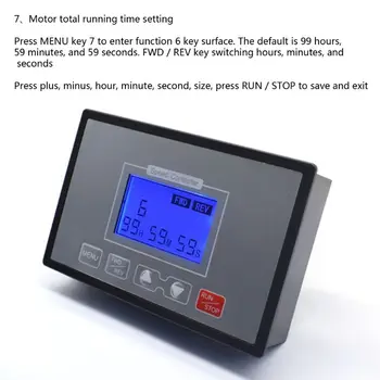 

LCD Smart Digital Display 0~100% Adjustable 60A PWM DC Motor Speed Controller 37MD