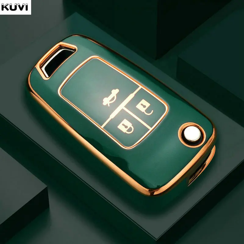 ТПУ чехол для автомобильного ключа с дистанционным управлением Buick и Chevrolet Cruze Aveo