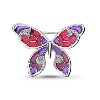 

Brooch AQUAMARINE with cubic, silver 925