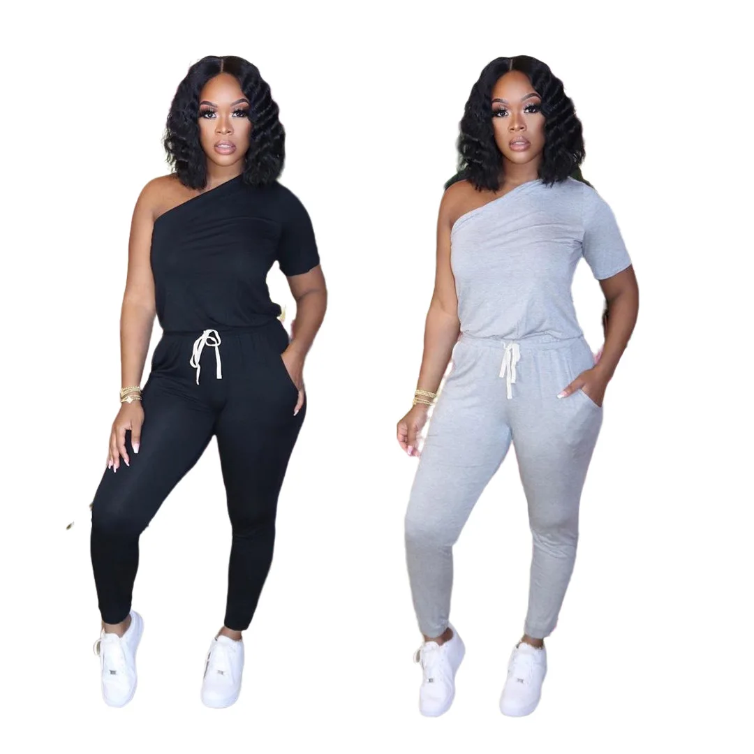Chocomist Jumpsuits solid casual women jumpsuit  H140