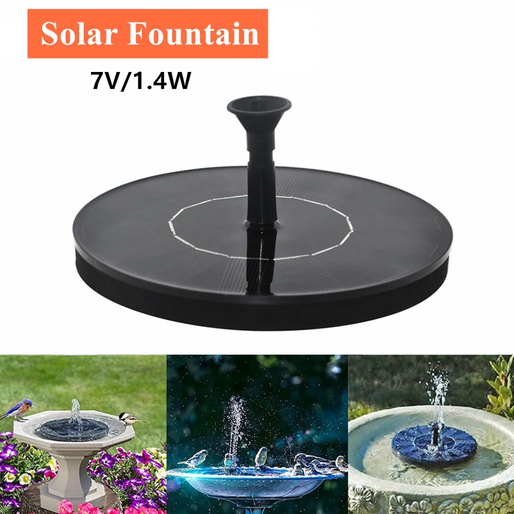 Fontana Solare Giardino Fontana Acqua Pannello Solare Pompe Di Irrigazione Alimentate Cascata Fontana Stagno Decorazione Del Giardino 30% Di Sconto