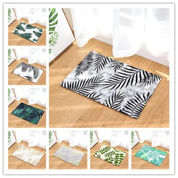 

Scandinavian style, tropical cactus, pattern, non slip suede carpet, doormat, kitchen, interior, floor carpet, kitchen carpet,