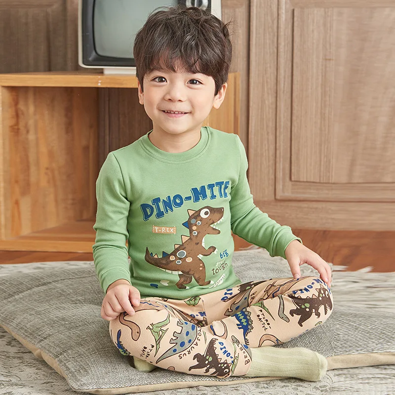 Г. Рождественские пижамы с героями мультфильмов детские пижамы для мальчиков, теплые детские пижамы для девочек, пижамы, ночная рубашка, домашняя одежда для мальчиков, пижамы для детей 11 - Цвет: 21