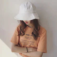 Модная шляпа-ведро для женщин и мужчин, новая уличная Кепка для дам, милые шляпы для рыбаков Харадзюку, шапки для рыбаков