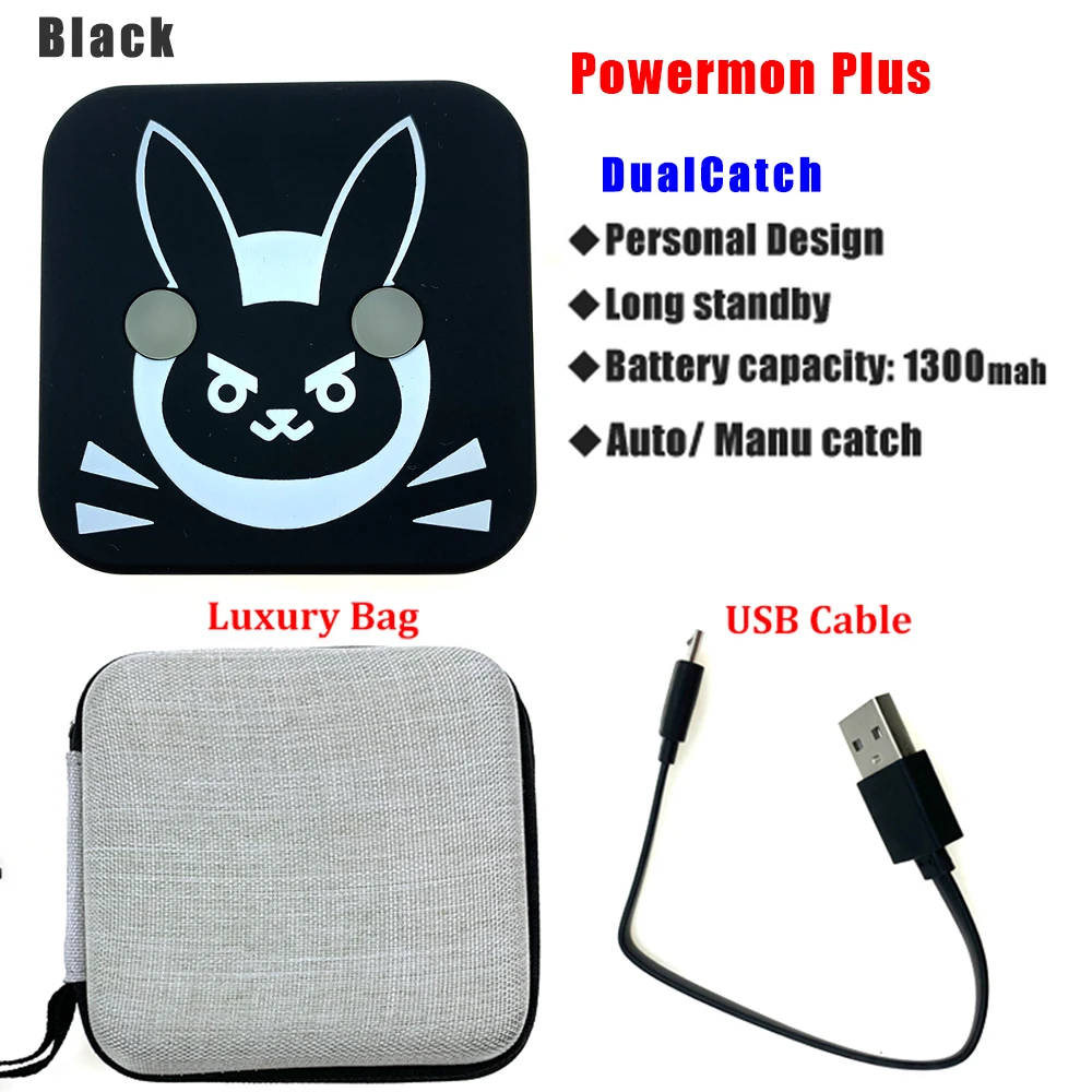 Новый автоматический захват Bluetooth браслет Powermon Dualcatch для покевермона GO Plus с