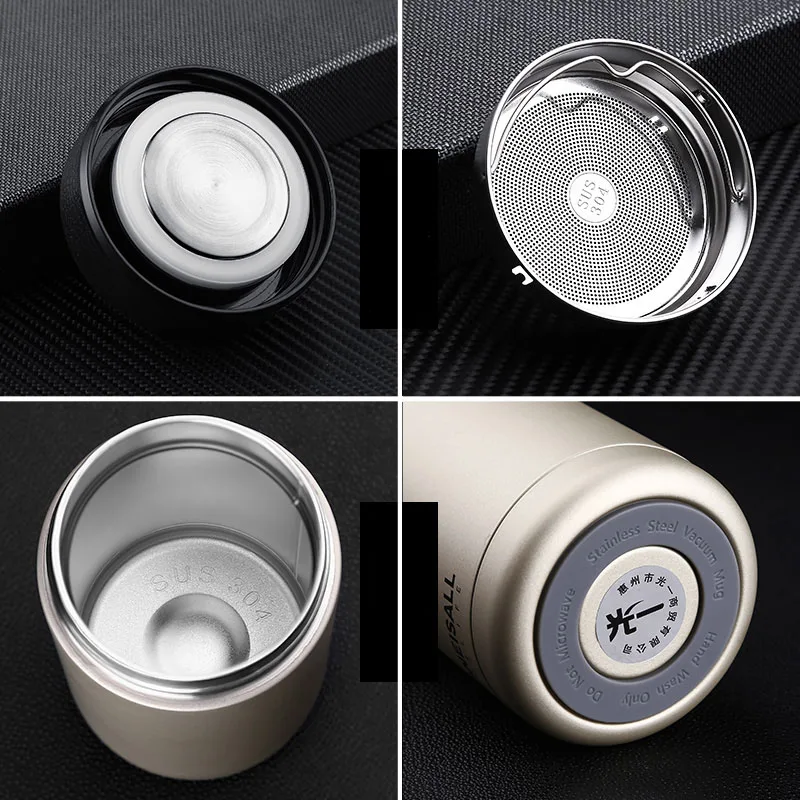 Stainless Steel Vacuum Flasks 400ml Insulated Thermose Bottle Coffee Mug Thermos Mug Tea Cup Thermal Coffee Mugs