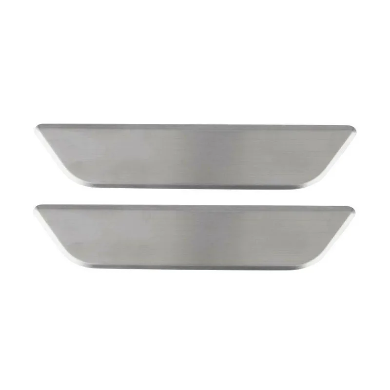 

New For Tesla Model 3 2017-2019 2pcs Car Stainless Steel Door Sill Threshold Protectors protection Car Decoration Accessories