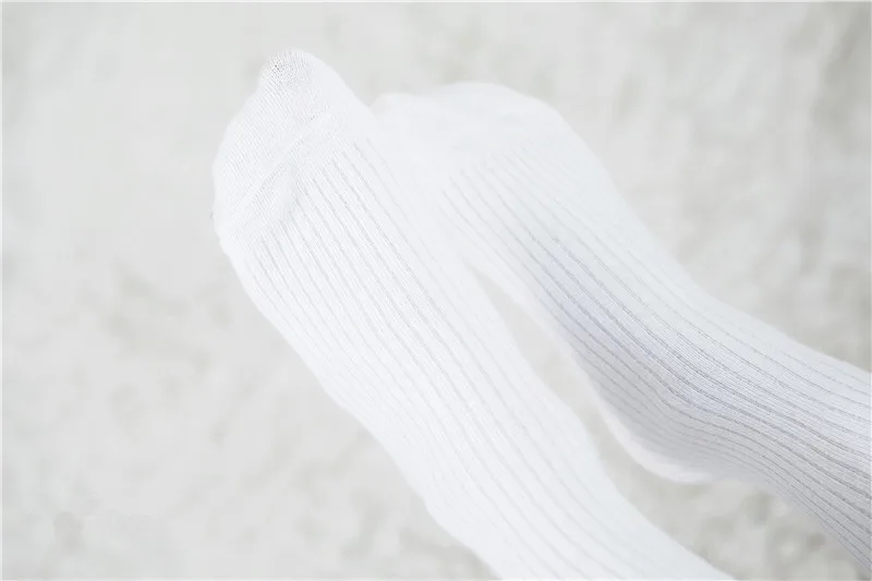 Spring And Autumn New Style Children Tube Socks Candy Bar Non-with Cotton Men And Women Children Sports White over-the-Knee Sock