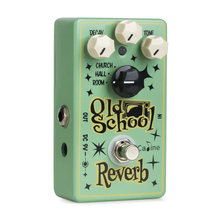 Acessórios de Guitarra Caline School Reverb Pedal Efeito Guitarra Cp-512 Old - Image 3