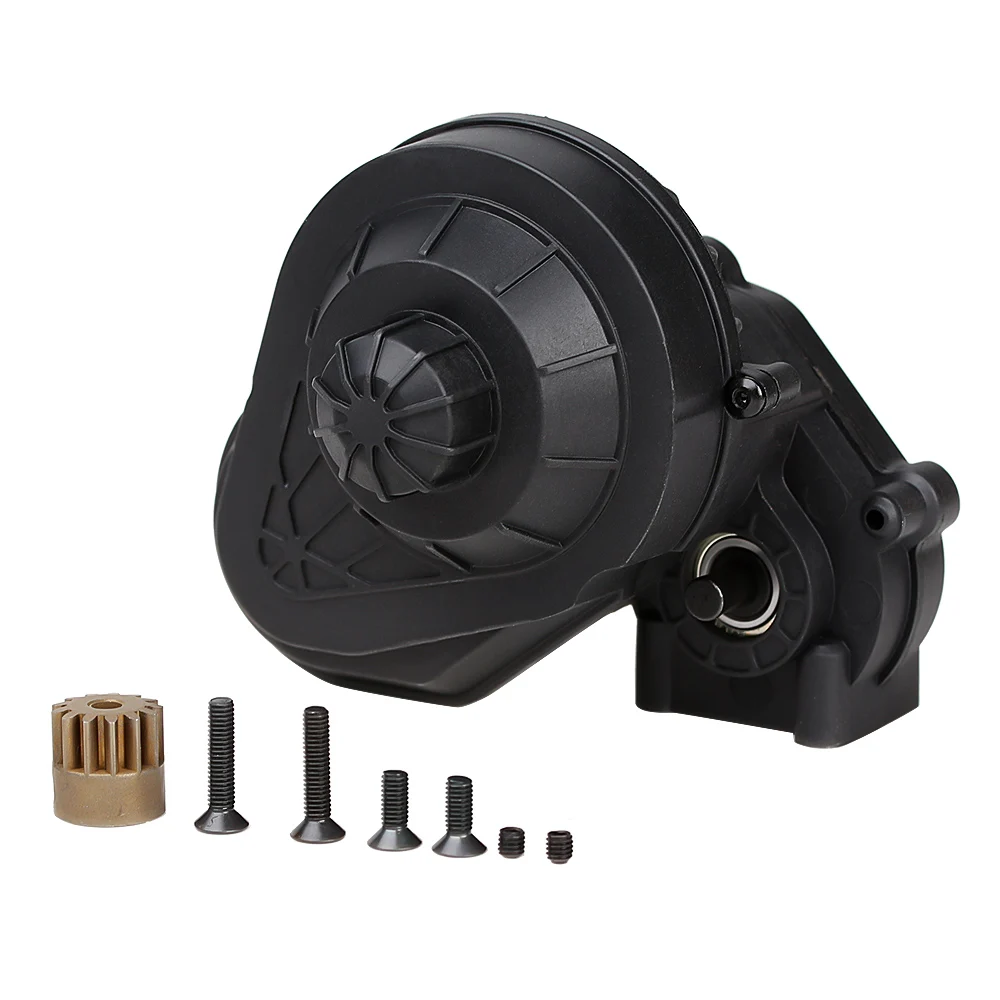 Juego Completo De Ejes Delanteros Y Traseros De Aluminio CNC Para 1/10 RC Crawler Car Axial SCX10 II RGT 86100 Redcat GEN8 Element Enduro CC01 (Eje Trasero Delantero Negro