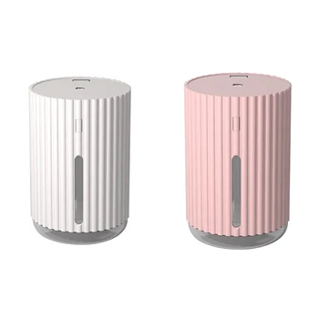 

Cool Mist Humidifier with Two Working Spray Modes, 320Ml Portable USB Mini Humidifier 7 Color LED Night Light