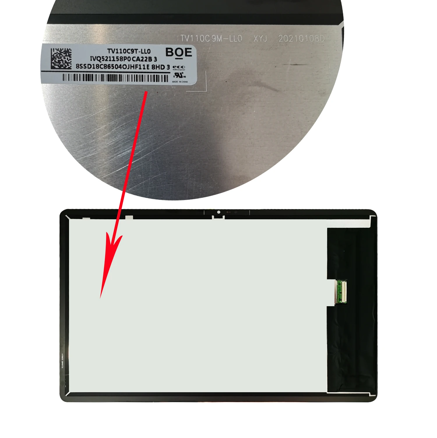 Lcd 11 para Lenovo Tab P11 Plus Tb-j616f Tb-j616x J616 Display Lcd com Tela de Toque Digitador Assembléia - Imagem 2