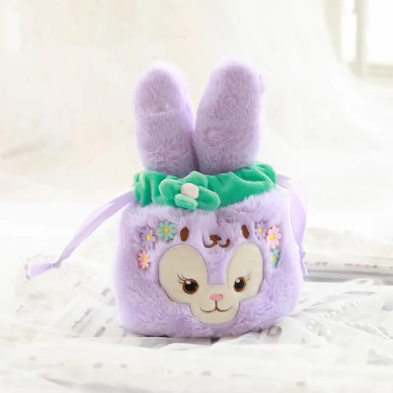 Медведь Даффи Stellalou Sanrio, Hello Kitty с рисунками из мультфильма «My Melody Cinnamoroll персонажи Little Twin Stars косметичка Сумка для хранения на шнурке сумки-косметички