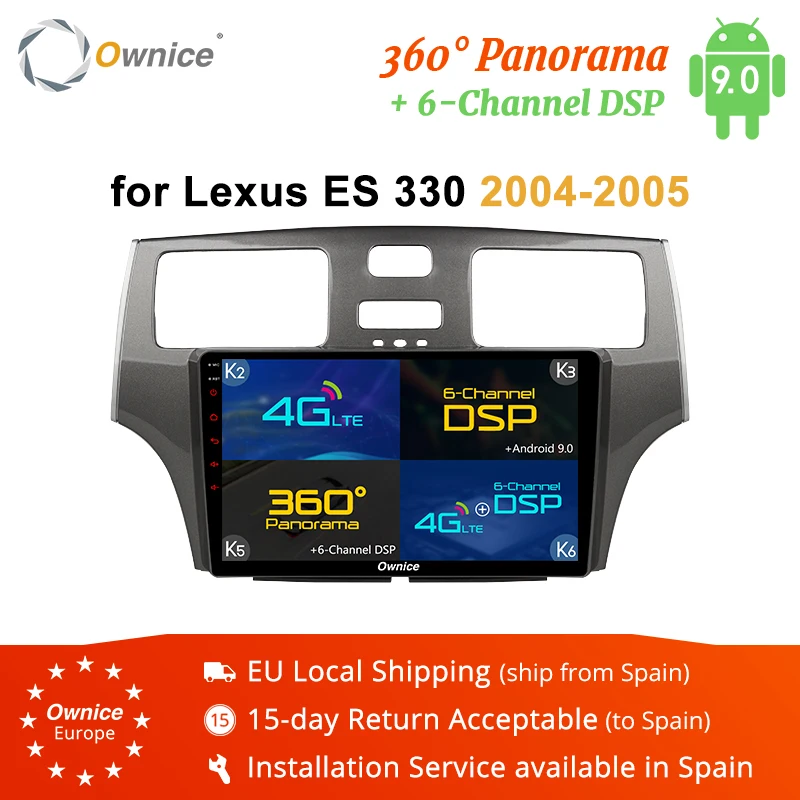 Ownice K1 K2 K3 K5 K6 Octo Core Android 9 0 2Din автомобильный Радио DVD мультимедийный плеер GPS