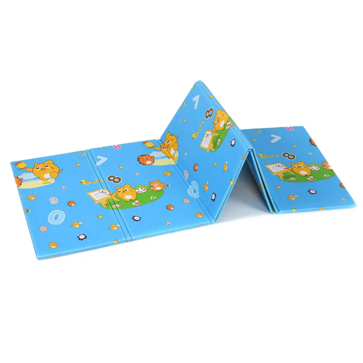 200x150 Складной мультяшный детский игровой коврик Xpe пазл детский коврик двухсторонний коврик для лазания водонепроницаемые нетоксичные мягкие коврики для игры детский коврик - Цвет: 200x150