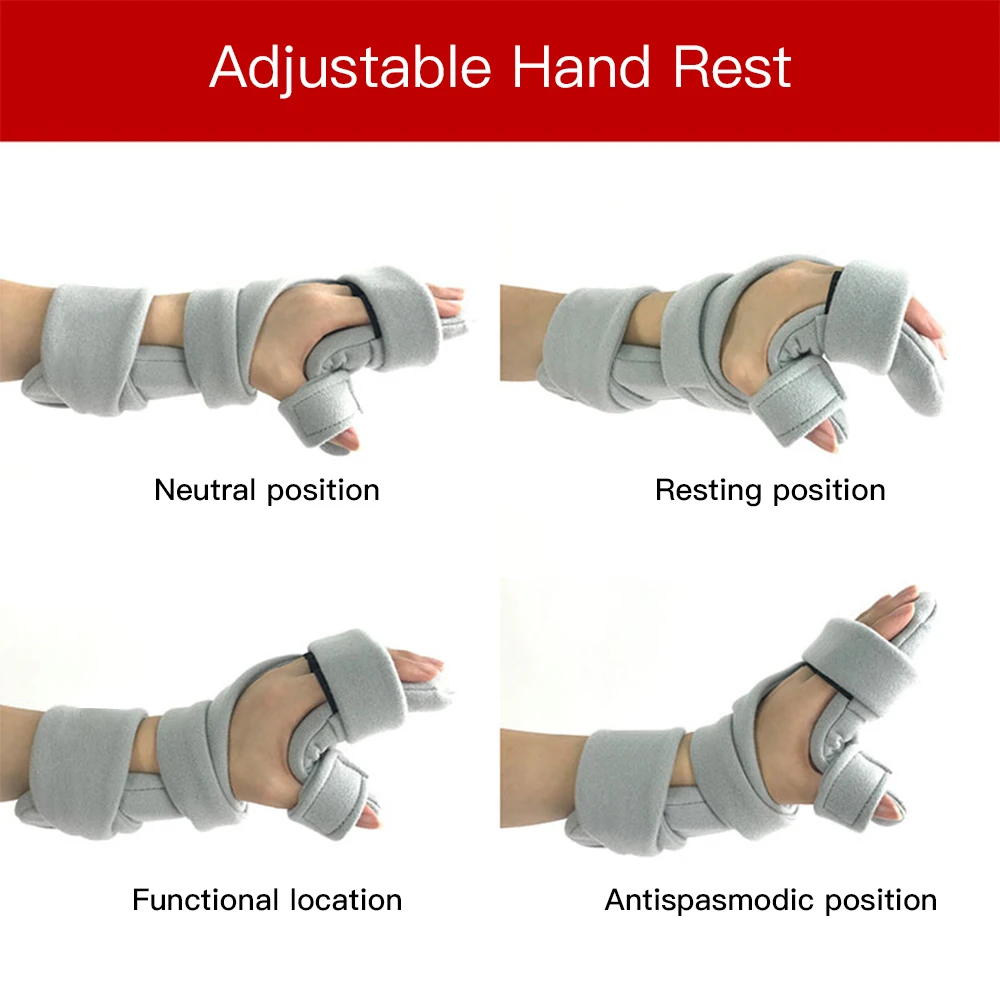 Adjustable Hand Wrist Fracture Fixed Fingerboard Finger Corrector Old People Stroke Hemiplegic Rehabilitation Training Equipment