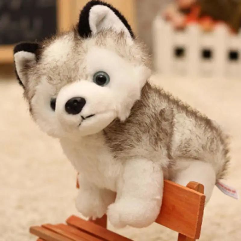 18cm 7 Plush Doll Soft Toy Husky Dog Baby Kids Cute Stuffed Toys Gift Kid birthday gift lovely doll dog pet doll