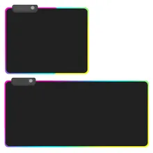 LGB Gaming Mouse Pad Lighting Modes Glowing Mat Non-slip Rubber Bottom For keyboard Desk Mat Mause