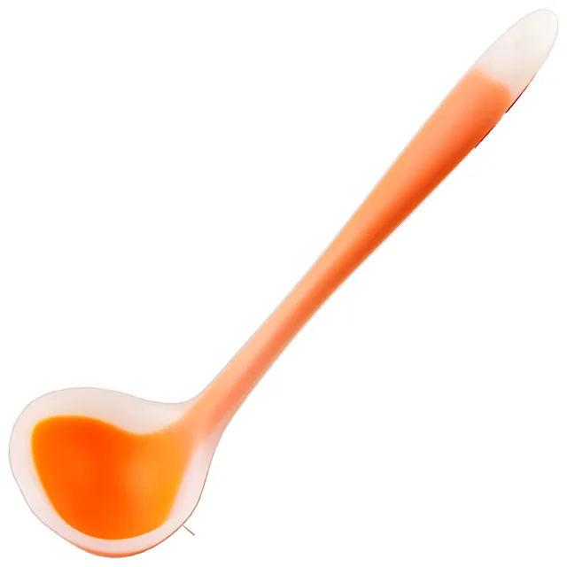 Mestolo in Silicone cucchiai Set di pentole da cucina contenitore per alimenti piatti turistici padella antiaderente con resistenza alle alte Temperature 4