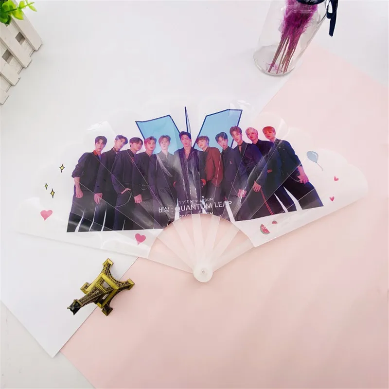 KPOP производство 101X1 квантовый прыжок ПВХ семь раз ручной вентилятор FLASH Fly High KIM YOHAN CHO SEUNGYOUN LEE HANGYUL