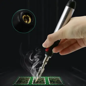 

HT-1937 Flame Butane Gas Soldering Iron 12ML Filling Capacity Pen Torch Tool for Welding Soldering