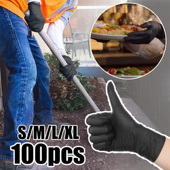 

top selling product in 2020 Disposable Rubber Gloves Black Tattoo Tattoo Beauty Hair Thickening Household accept dropshipping