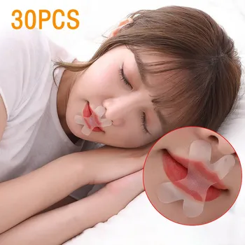 

30Pcs Treatment Snoring Stickers To Stop Snoring and Anti-Snoring Artifact With Mouth Tape To Ease Sleep For Sleep Health